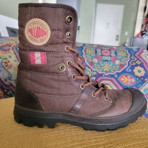 Palladium Brown Explorer Boots EUC women's 7.5